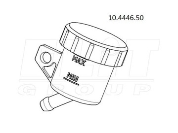 BREMBO 10444650 Zbiorniczek wyrównawczy, płyn hamu
