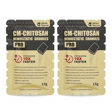Chitosan Hemostatic Powder RHINO RESCUE Granular 6g/15g Hemostatic