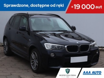 BMW X3 F25 SUV 2.0 20d 190KM 2016 BMW X3 xDrive20d, 187 KM, 4X4, Automat, Skóra