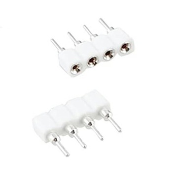 Złączka do taśmy led rgb 4-pin żeńska grzebyk 1szt