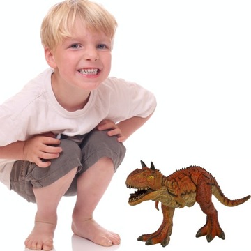 ФИГУРКА ДИНОЗАВРА КАРНОТАВРА С ПОДВИЖНЫМИ НОГАМИ 13 СМ