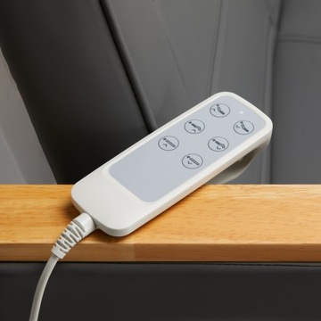 Fotel kosmetyczny elektryczny SILLON Lux 273b 3 silniki szary, szara podsta