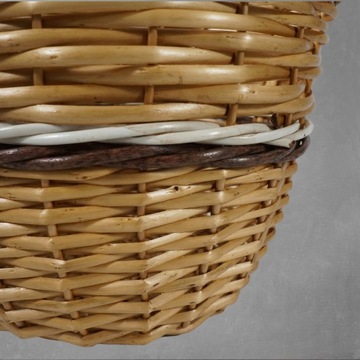 Большая плетеная корзина 43 см на Пасху, Свенцку, фрукты, пикник, подарок