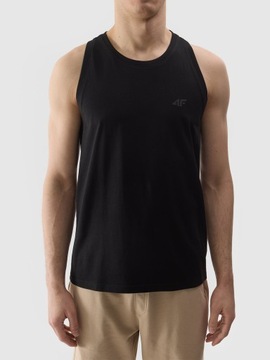 ФУТБОЛКА 4F МУЖСКАЯ ФУТБОЛКА БЕЗРУКАВОВ ВЕРХНЯЯ МАЙКА ХЛОПОК SPORTS SS24