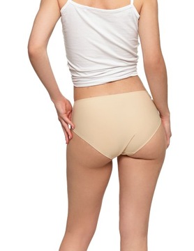 ЖЕНСКИЕ БЕСШОВНЫЕ ТРУСИКИ УДОБНЫЕ БАЗОВЫЕ БЕЖЕВЫЕ MORAJ M