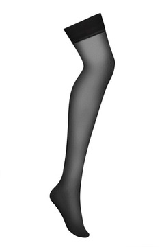 Pończochy - Obsessive S800 Stockings Black S/M