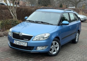 Skoda Fabia II Kombi Facelifting 1.2 TDI CR DPF 75KM 2014 Skoda Fabia Greenline 1.2 TDi 75KM Clima Bezwypadkowy SERWIS SUPER STAN, zdjęcie 1