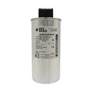 KONDENSATOR ZEZ SILKO CSADG HD 6,25kVAR 440V NOWY!