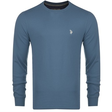 Longsleeve U.S. POLO ASSN. 11C846 98826 Niebieski