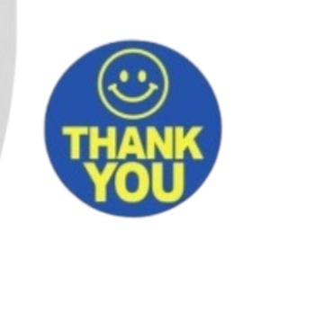 Naklejki motywacyjne 500 Szt dla dzieci na rolce Thank you prezent