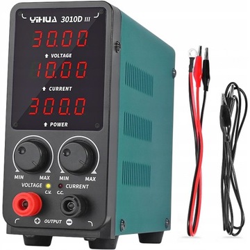 SERWISOWY ZASILACZ LABORATORYJNY PRECYZYJNY REGULOWANY YIHUA 3010D-III 300W