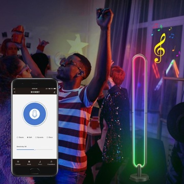 LAMPA LED podłogowa WIFI SMART TUYA PLUG RGBW INTELIGENTNA MOCNA JAKOŚĆ