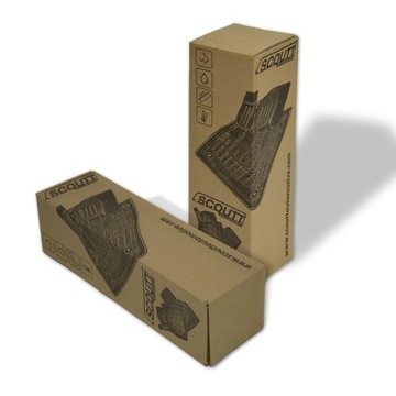 КОВРИКИ РЕЗИНОВЫЕ 3D ДЛЯ SKODA KODIAQ 2016 ГОДА 5 шт.