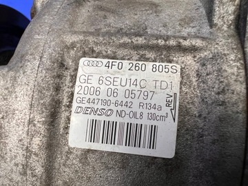 AUDI A4 B7 A6 C6 2.7 3.0 TDI KOMPRESOR KLIMATIZACE 4F0260805S