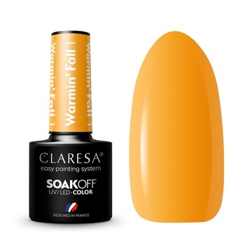 Claresa lakier hybrydowy WARMIN FALL 1 - 5g
