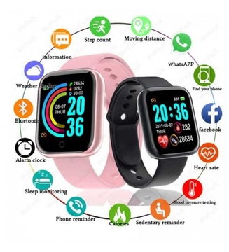 SMARTWATCH Y68 SMARTBAND СПОРТИВНЫЙ ШАГОМЕТР