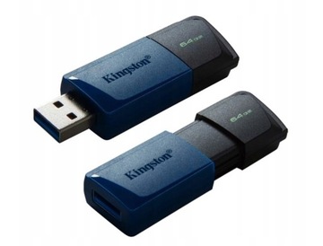 Флеш-накопитель Kingston DataTraveler Exodia M, 64 ГБ, USB 3.2 Gen 1