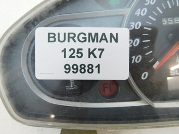 SUZUKI BURGMAN 125 K7 СЧЕТЧИК