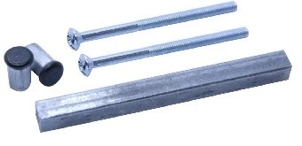 РУЧКА РУЧКИ ЗАМОК 90/22мм НАБОР ВСТАВОК ДЛЯ ВОРОТ 40x40 PREMIUM