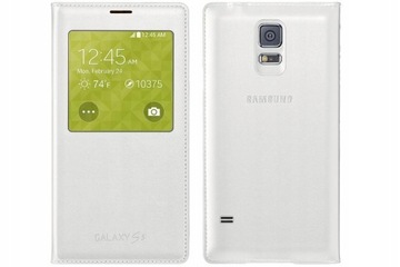 SAMSUNG S VIEW WALLET ETUI GALAXY S5 BIAŁE