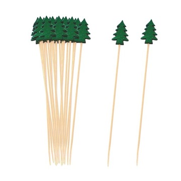 Przystawki Owoce Picks 4,7 cala Zaopatrzenie firm Green Tree 50 sztuk