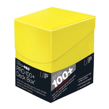 Pudełko Commander żółte na talię MtG Pro Deck Box 100+ Eclipse