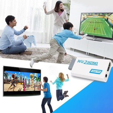 АДАПТЕР-ПРЕОБРАЗОВАТЕЛЬ Wii в HDMI 1080p АДАПТЕР ДЛЯ КОНСОЛИ
