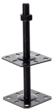 PODSTAWA SŁUPA REGULOWANA ZE ŚRUBĄ M20 PSR 100mm