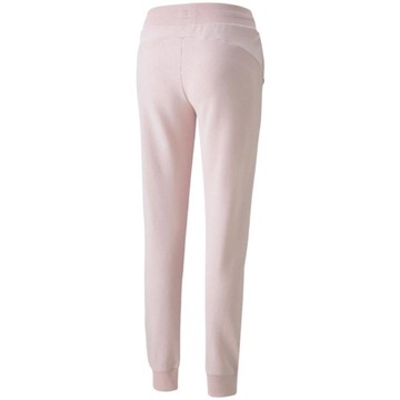 M Spodnie damskie Puma Power Graphic Pants różowe