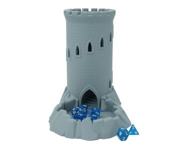 Замок в скалах, башня для игральных костей - Башня для игральных костей, светло-серая