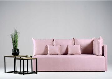 Kanapa z funkcją spania sofa prawostronna Mino