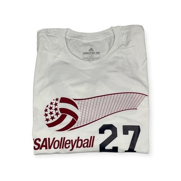 Мужская белая футболка ADIDAS VOLLEYBALL L 27