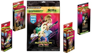 FIFA 365 2024 MEGA ZESTAW Blister XXL Puszka saszetki z kartami piłkarskimi