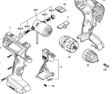 Выключатель BOSCH GSR 140-Li || ГСБ 140-Ли ОРИГИНАЛ