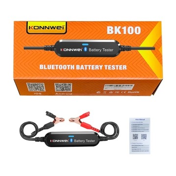 Tester akumulatora akumulatorów baterii KONNWEI 6V 12V Bluetooth