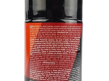 VALVOLINE TECTYL ВОСК ДЛЯ ПОЛОСТЕЙ ЯНТАРНЫЙ ПРОФИЛЬ 500 МЛ