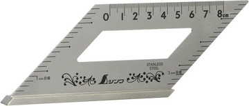 Kątownik stalowy 45 stopni Shinwa 62060