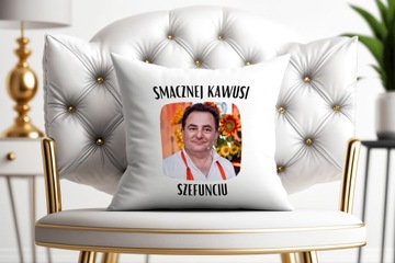 ПОДУШКА С МАКЛОВИЧОМ РОБЕРТОМ ЗАБАВНЫЙ ПОДАРОК ​​JASIEK 40X40CM