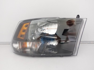 DODGE RAM 1500 2500 3500 15-24 SVĚTLO PRAVÁ OBYČEJNÁ HALOGEN BLACK NOVÁ ORIG.