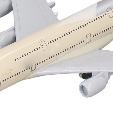 Имитация модели пассажирского самолета из металлического сплава, литая модель самолета, украшение