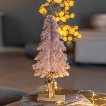 РОЖДЕСТВЕНСКОЕ УКРАШЕНИЕ РОЖДЕСТВЕНСКАЯ ЕЛКА ОРНАМЕНТ СТОЯЩАЯ ДЕРЕВЯННАЯ ФИГУРКА