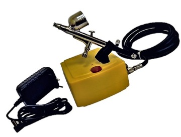 Kompresor TC-100A z aerografem AB-130 autostop