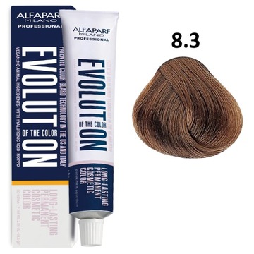 ALFAPARF EVOLUTION OF THE COLOR PROFESJONALNA FARBA DO WŁOSÓW 8.3 60ML
