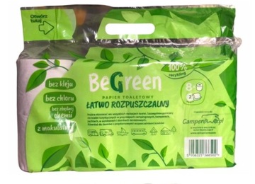 Туалетная бумага Be Green, легко растворяющаяся, для туристических туалетов и т. д.