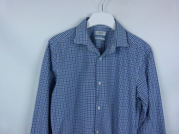 Next slim fit elegancka koszula w drobną kratkę - 15,5 / 39 cm - M