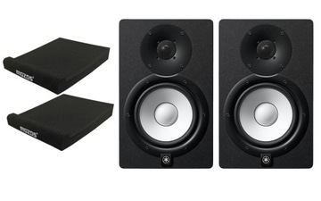 YAMAHA HS5 CZARNE MONITORY STUDYJNE AKTYWNE + PADY
