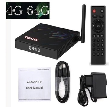 10 sztuk Tanix TX68 Smart TV BOX z systemem Android 12 Allwinner H618 Wifi6