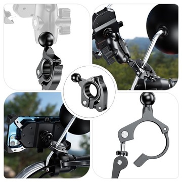 ДЕРЖАТЕЛЬ МОБИЛЬНОГО ТЕЛЕФОНА ПОДХОДИТ ДЛЯ МОТОЦИКЛОВ И ВЕЛОСИПЕДОВ