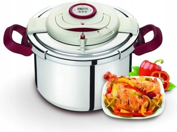 Szybkowar SEB 10 l srebrny Seb Clipso P4411506 Pressure Cooker