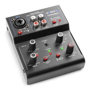 VMM201 Vonyx 2-канальный USB-аудиомикшер